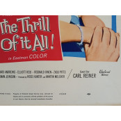 The Thrill of it All - Original 1963 Universal Picture Window Card